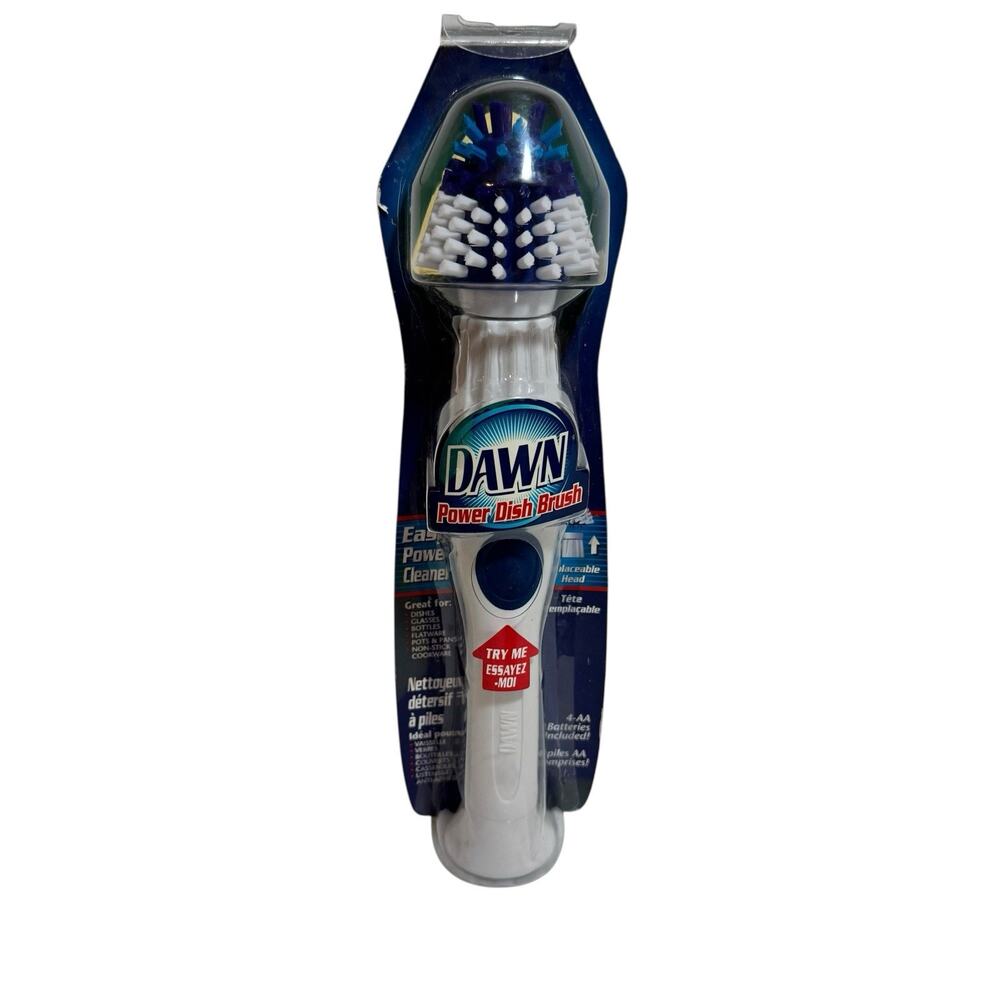 Sealed Dawn Power Dish Brush Battery Operated Power Scrubber Spinning Head NEW